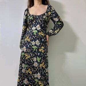 Guinevere Silk Dress - Sweet Anemone